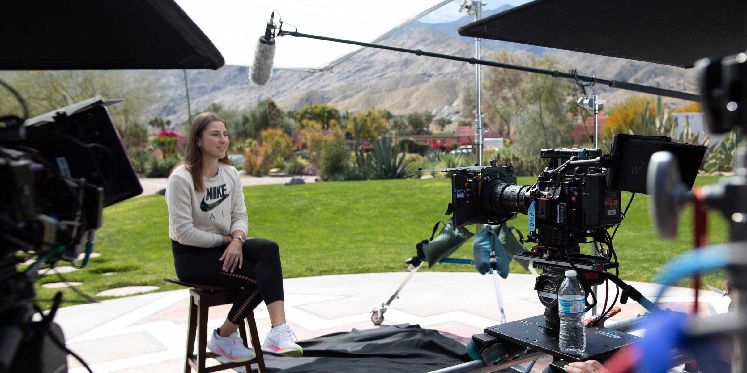 TopCourt athletes filming