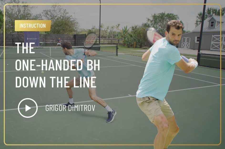 The One-Handed BH Down the Line