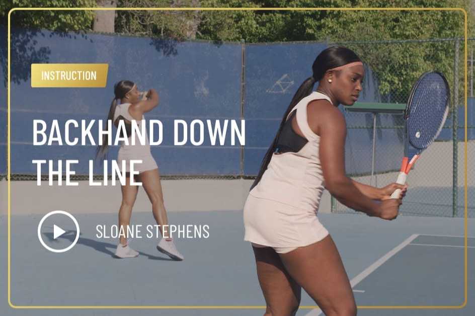 Backhand Down The Line