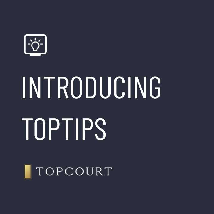 TopCourt Introduces TopTips