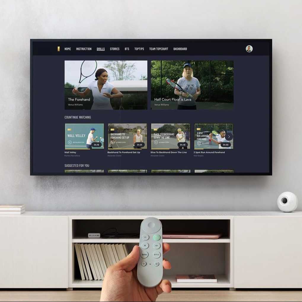 TopCourt on Google TV