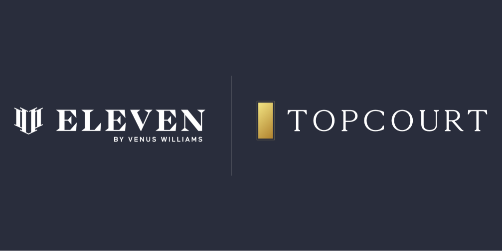 EleVen by Venus Williams Partners with TopCourt